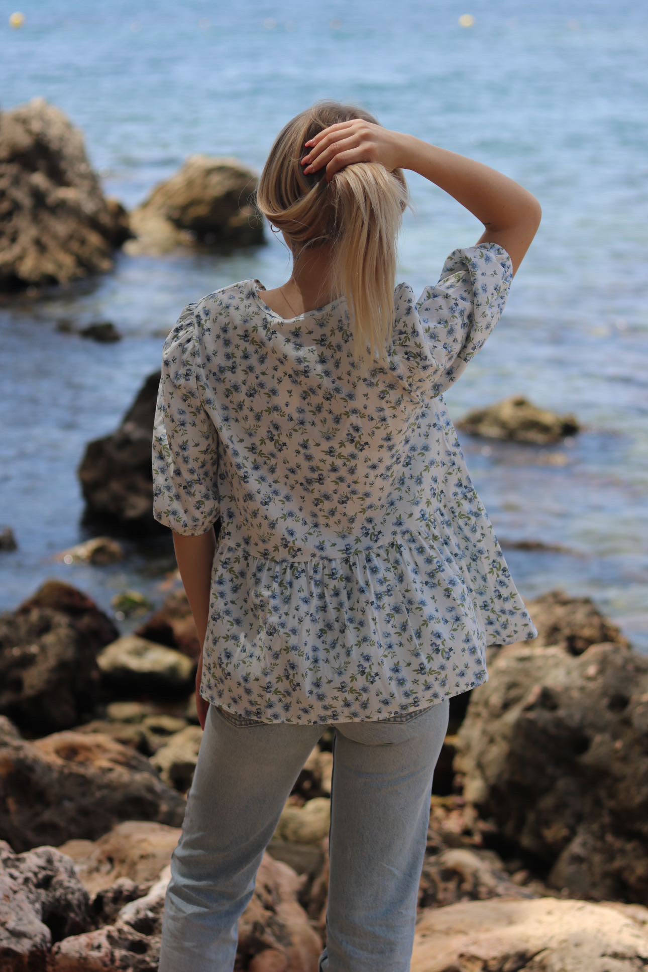 Blouse à fleurs ANDREEA