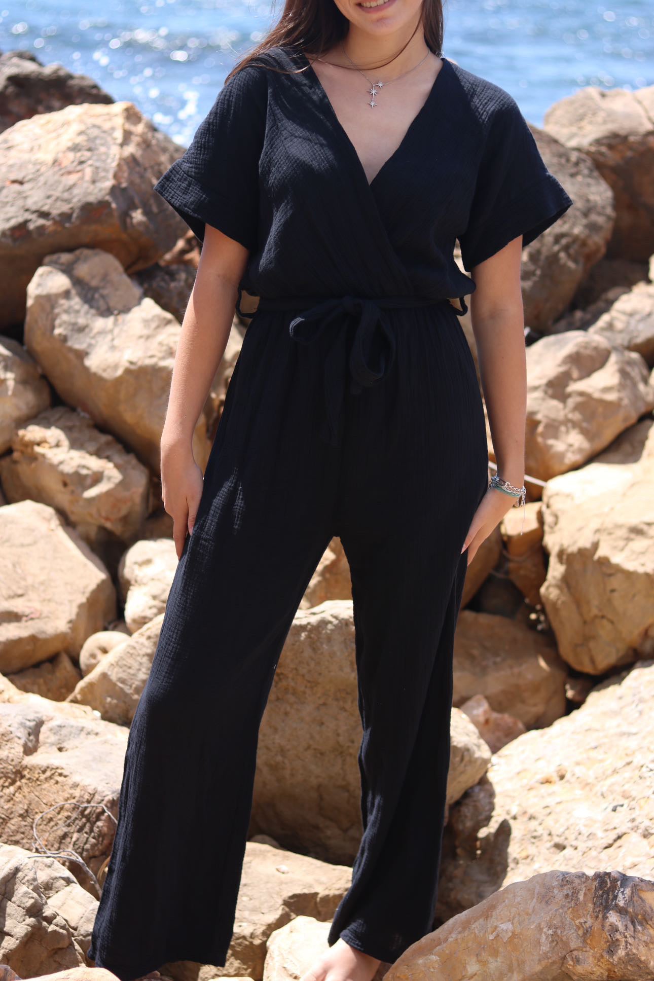 Combi-pantalon ELENA Noir