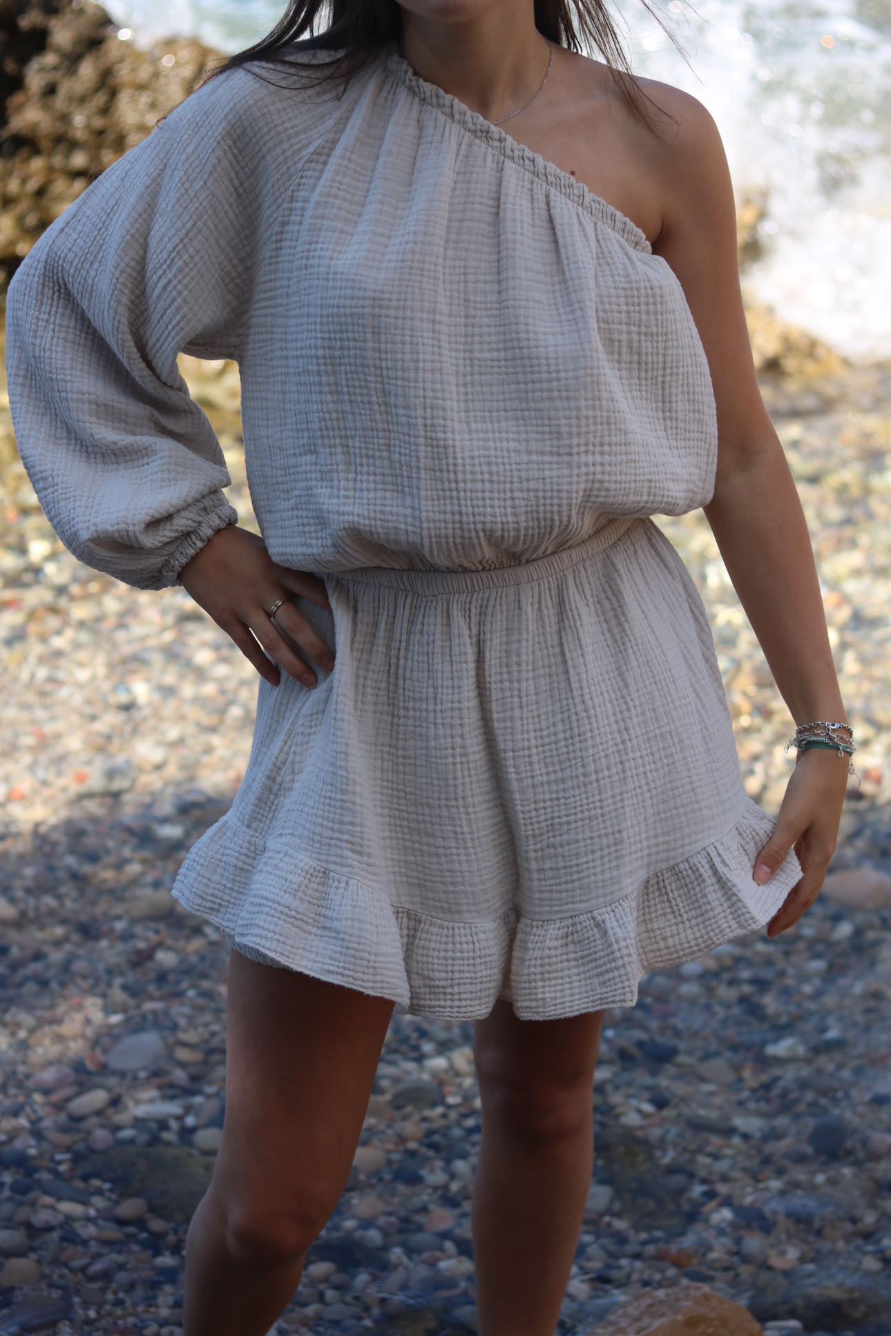 Combi-short MYA Beige