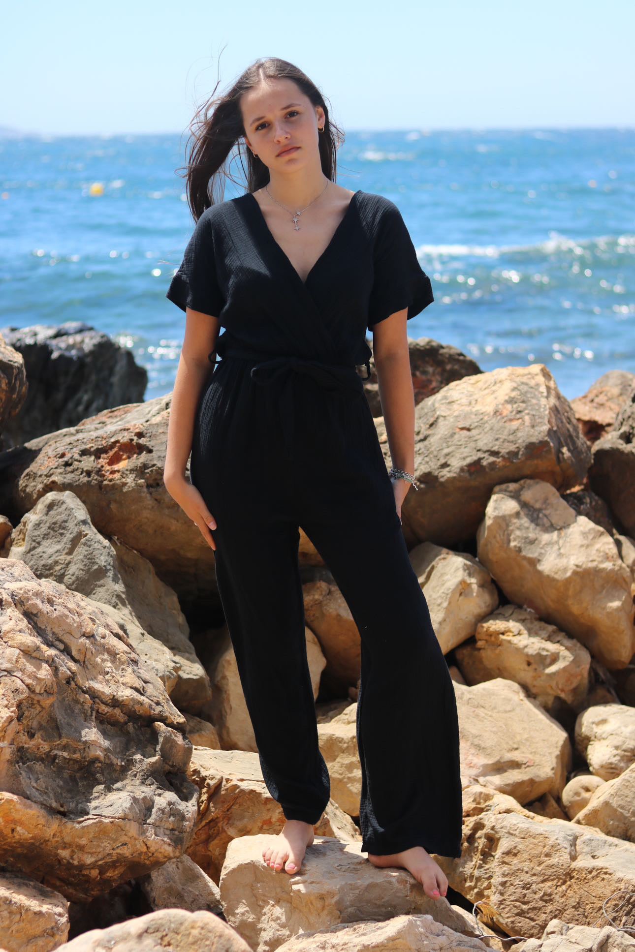 Combi-pantalon ELENA Noir