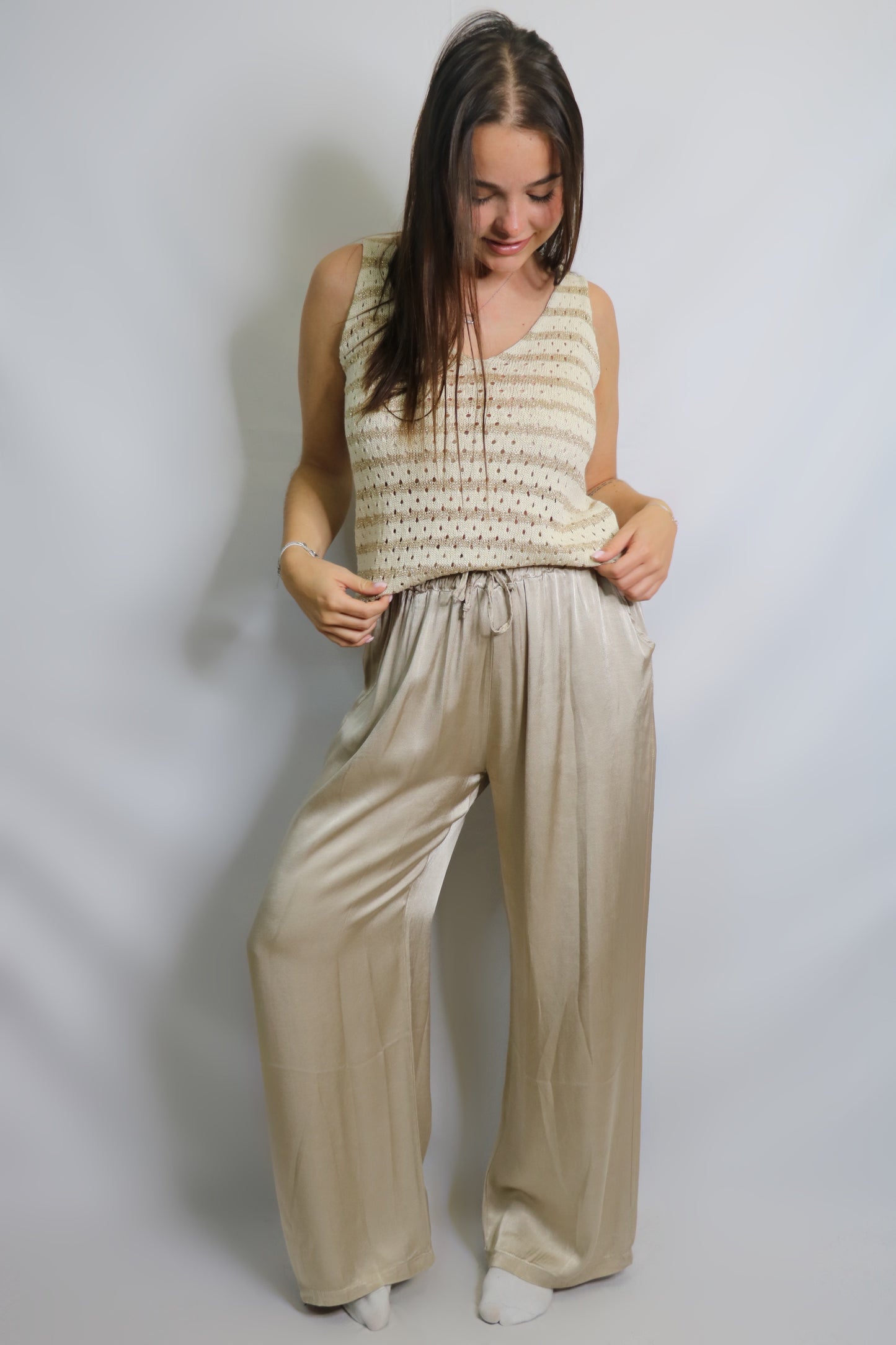 Pantalon doré LISE