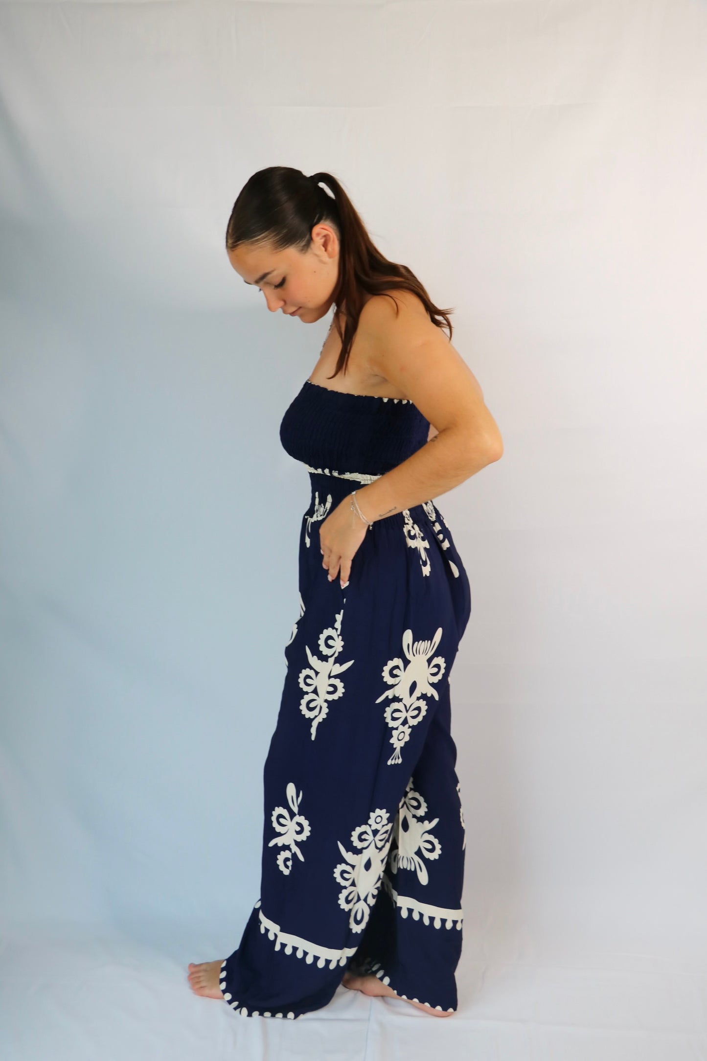 Combi pantalon IRIS bleu