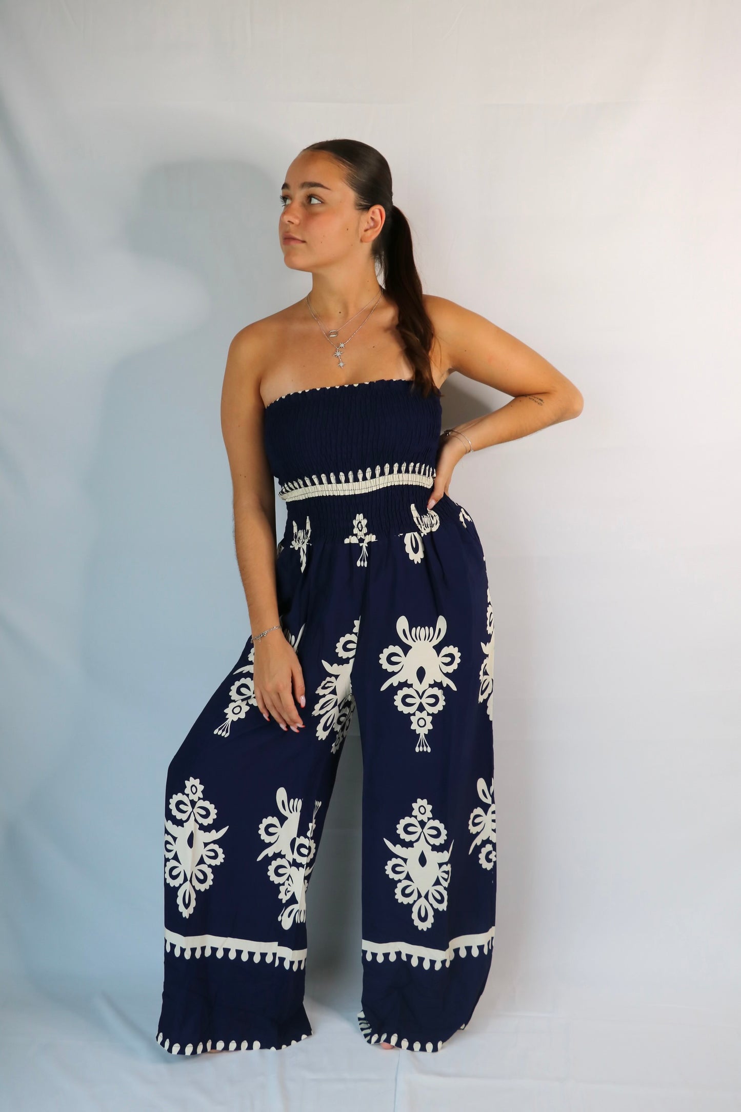 Combi pantalon IRIS bleu