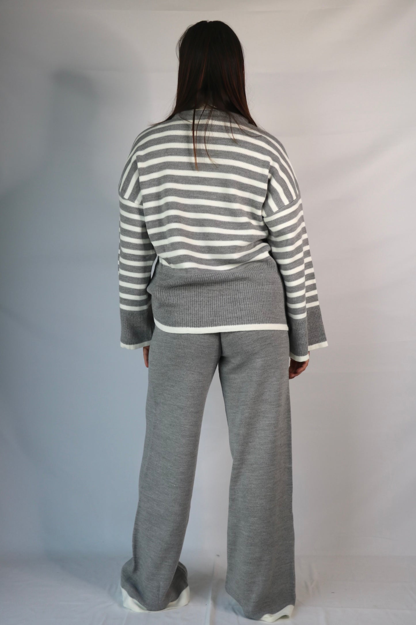 Ensemble tricot Gris