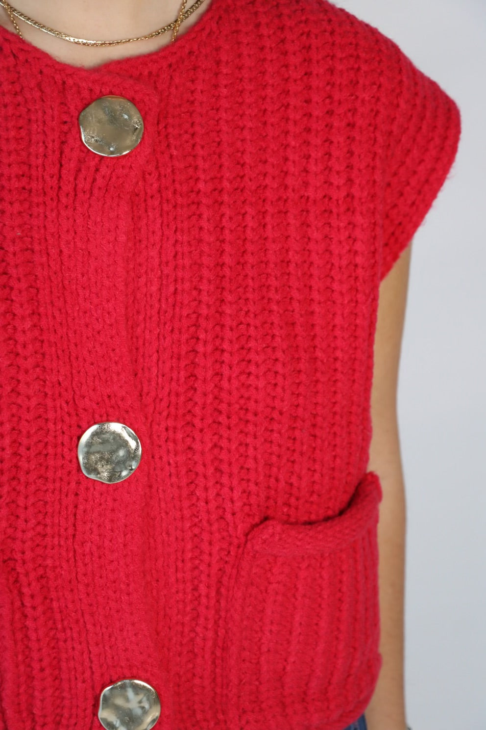 Gilet AURORE rouge