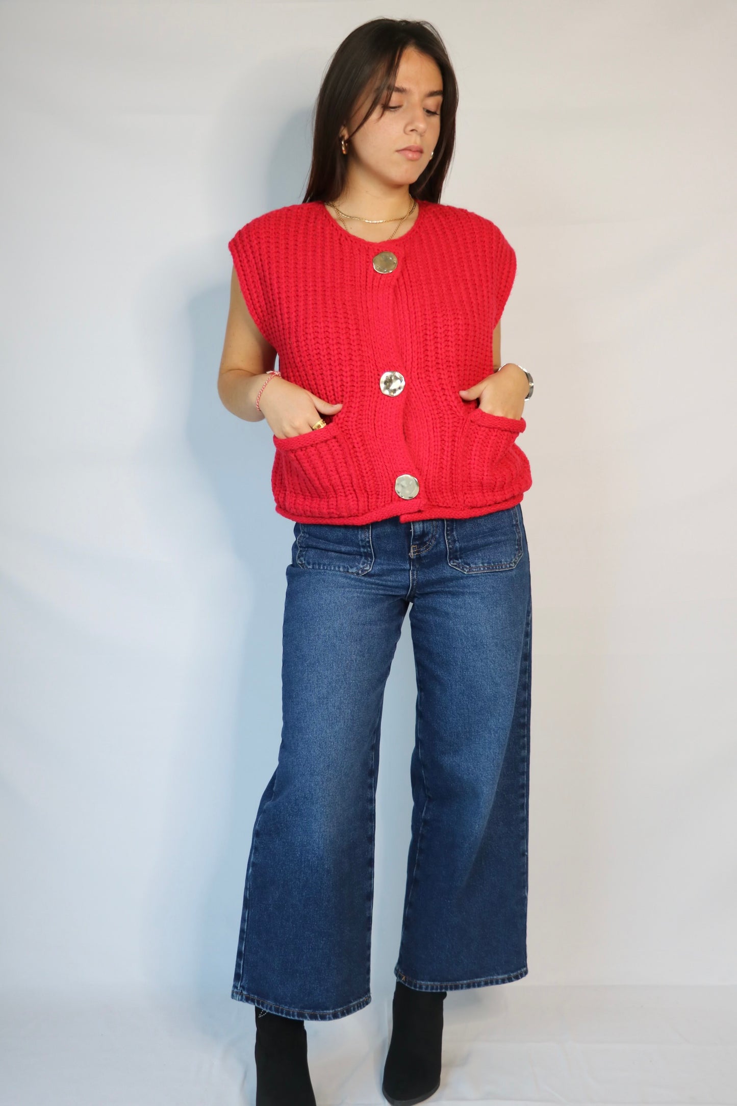 Gilet AURORE rouge