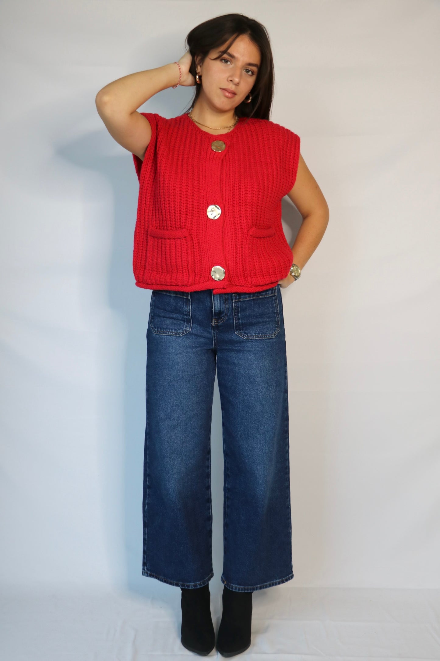 Gilet AURORE rouge
