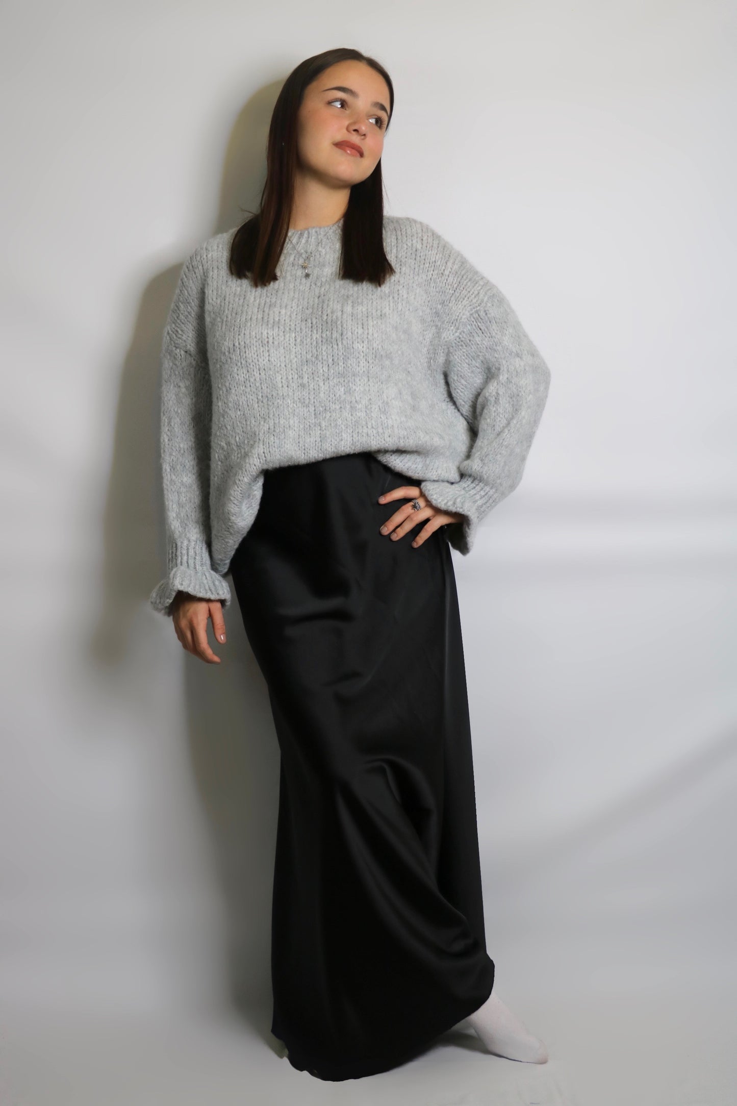Pull MAELLE gris