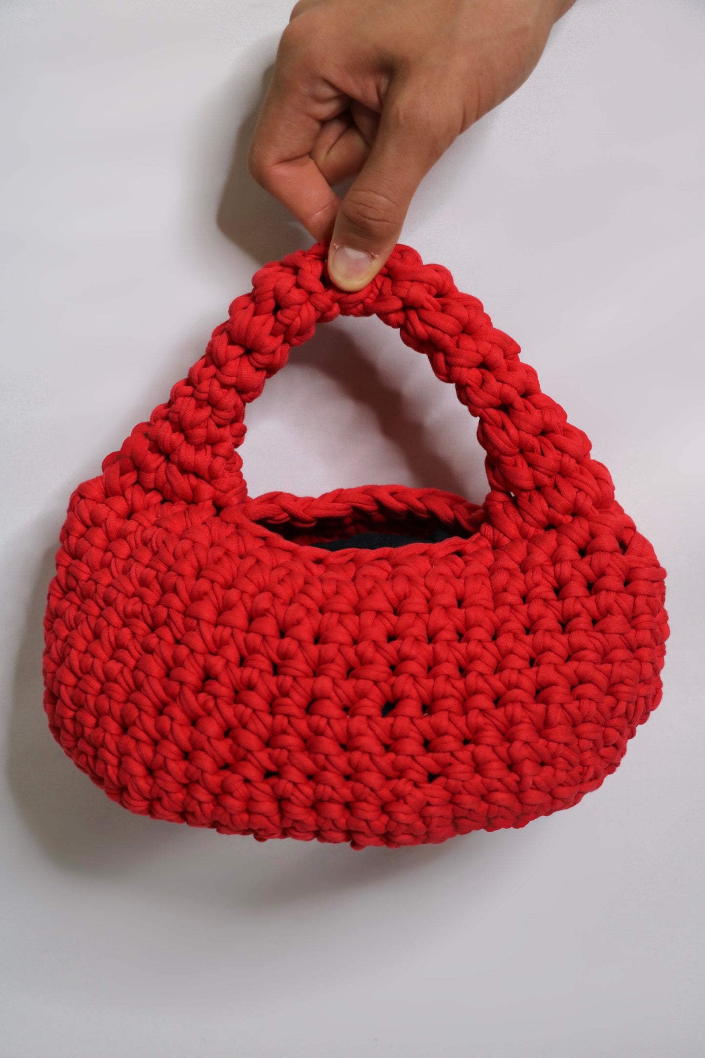 Petit sac crochet rouge