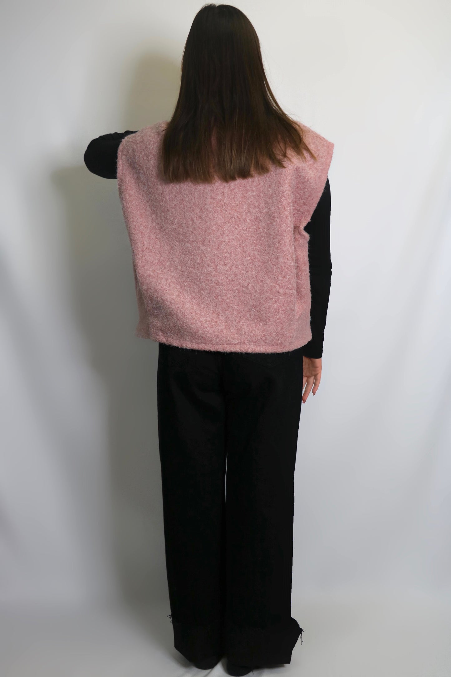 Veste sans manches MOLY rose