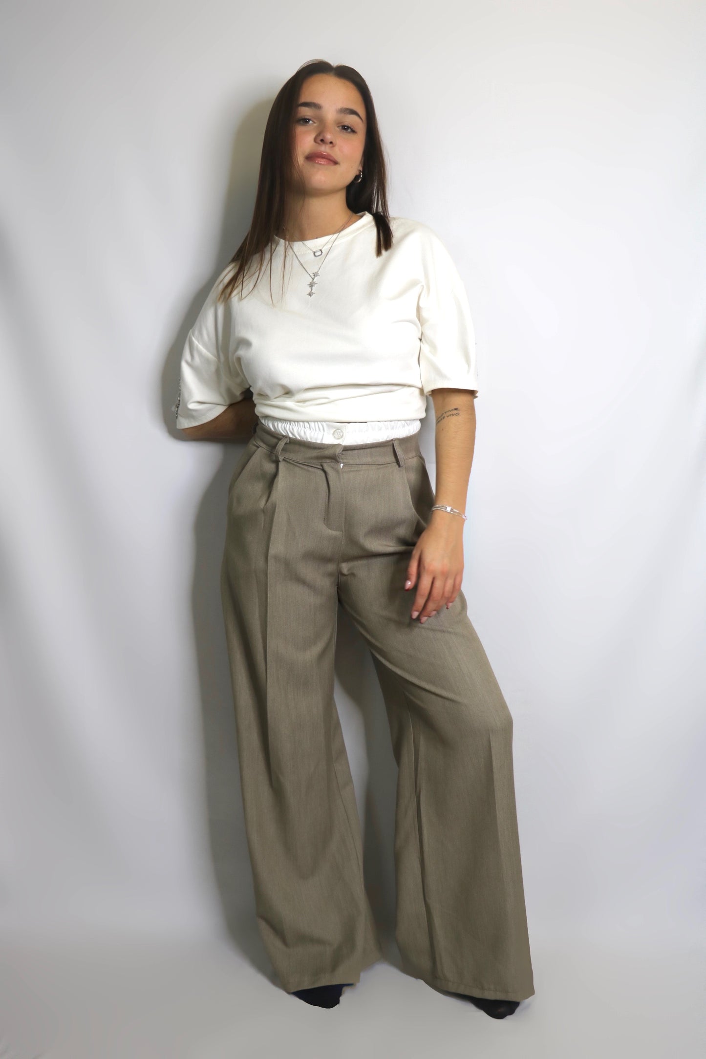 Pantalon de tailleur ample
