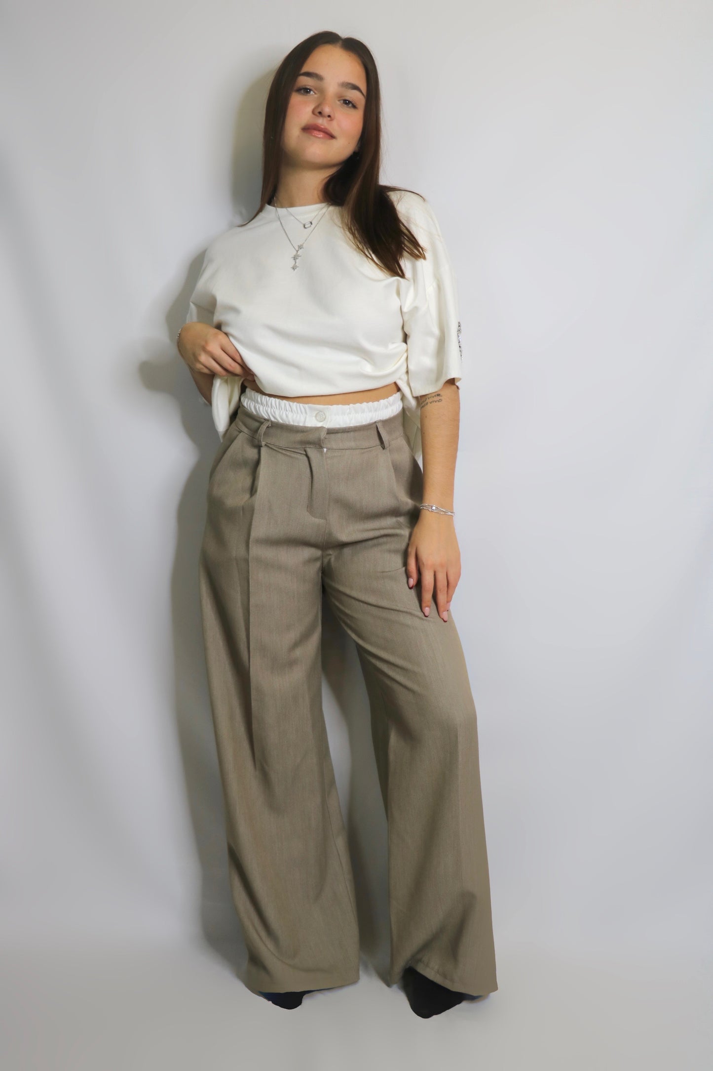 Pantalon de tailleur ample