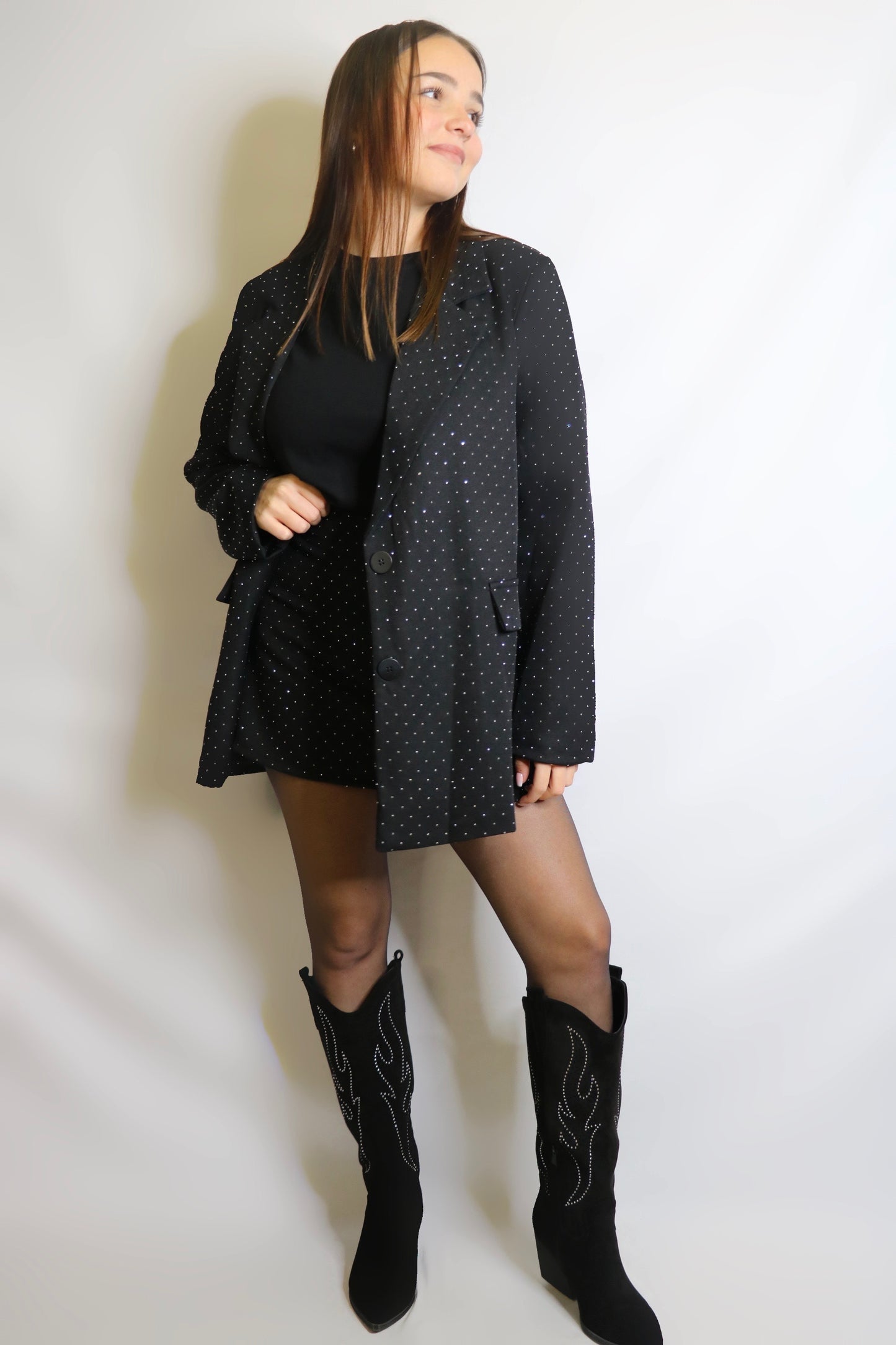 Jupe short à strass