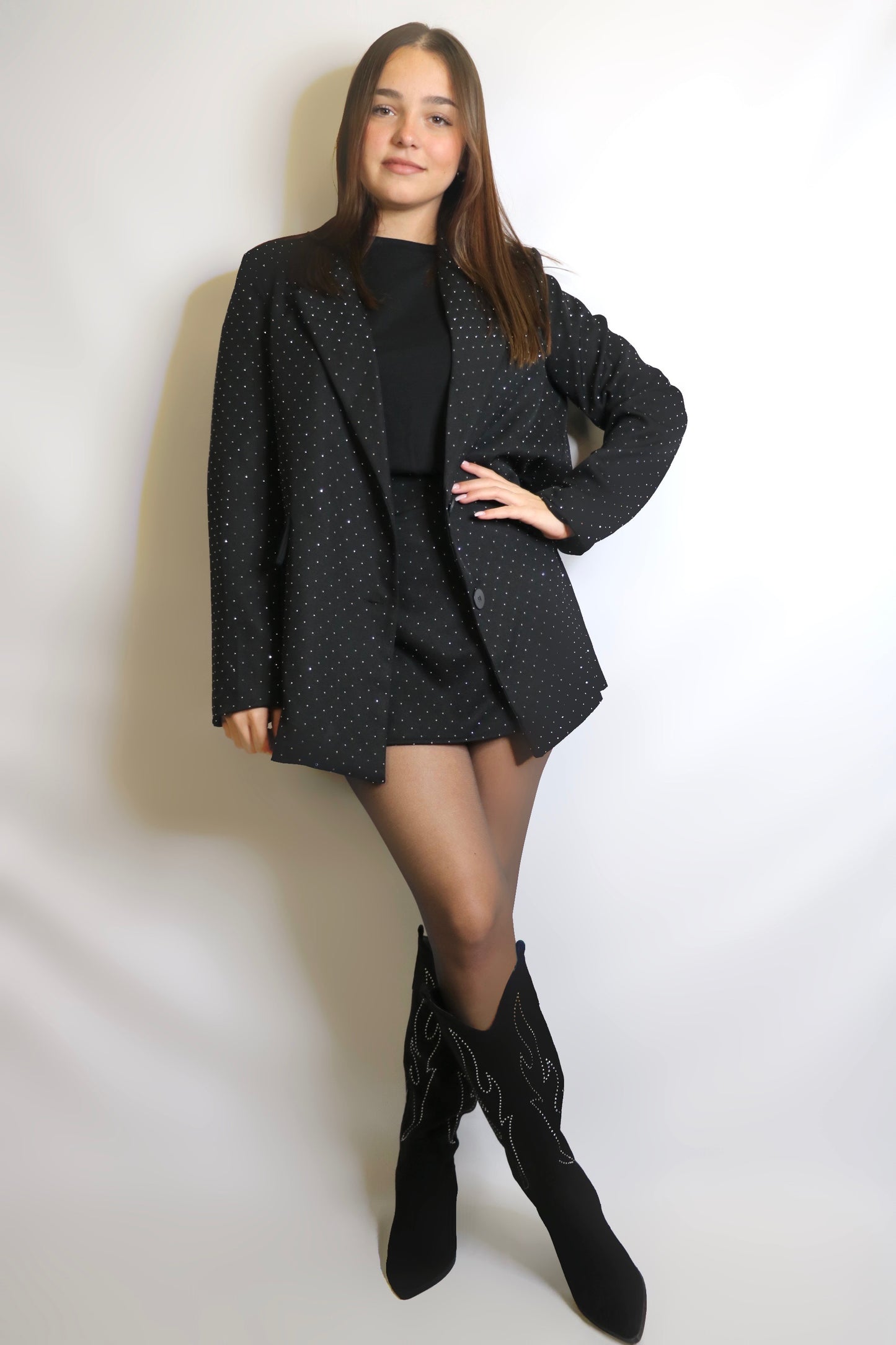 Blazer à strass