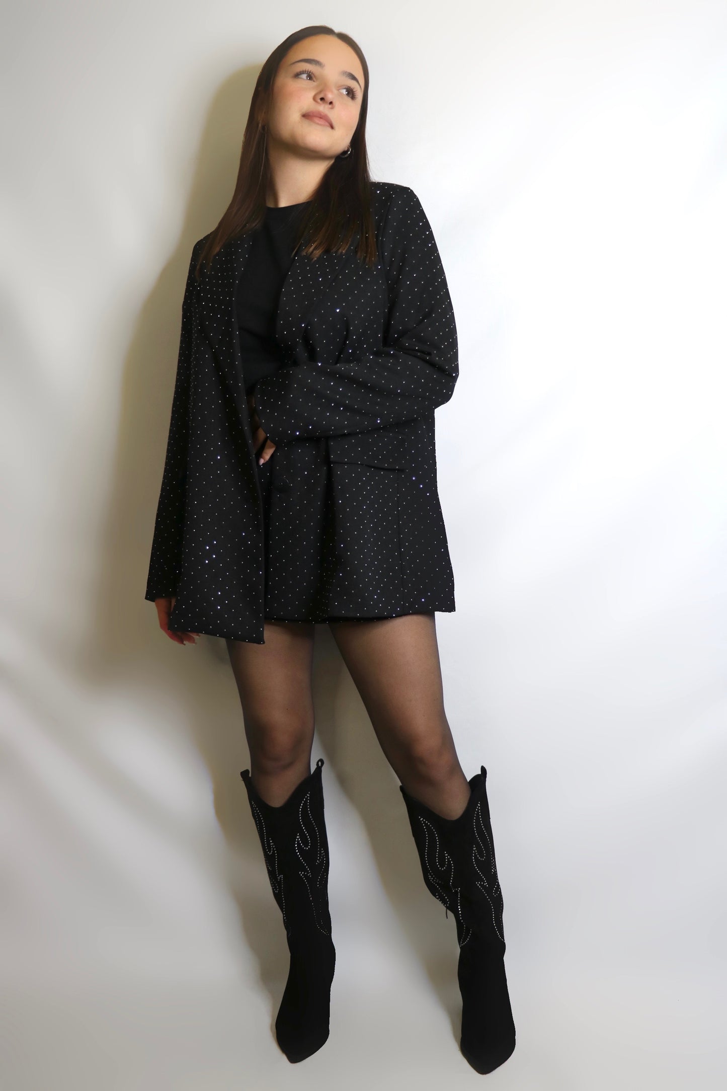 Blazer à strass