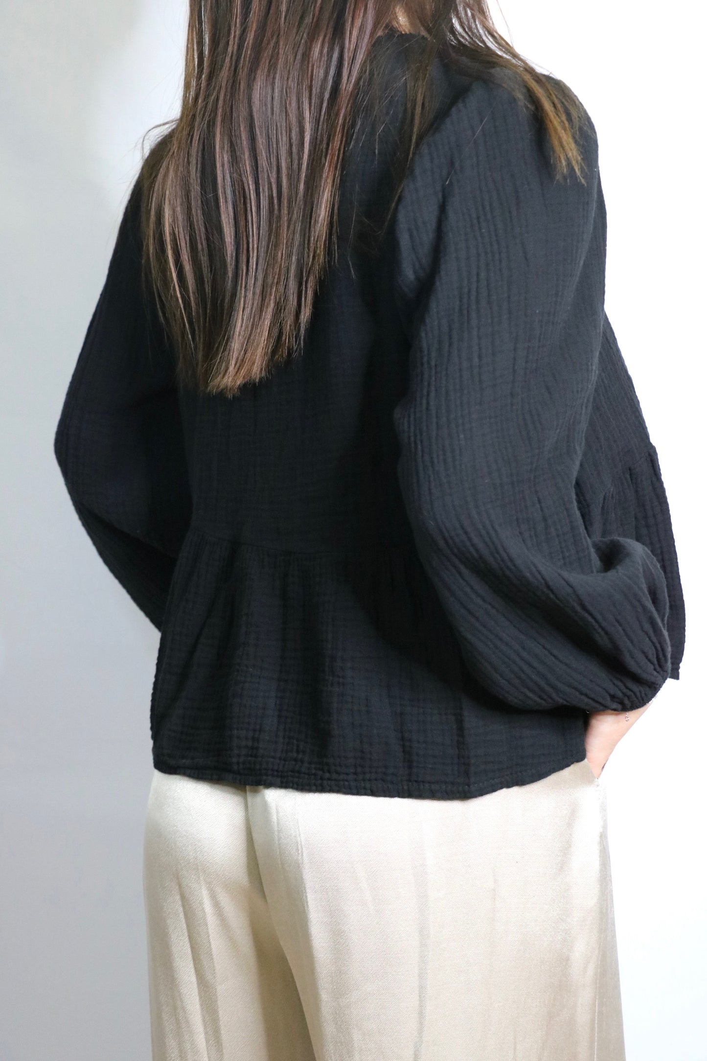 Blouse CASIDY noire