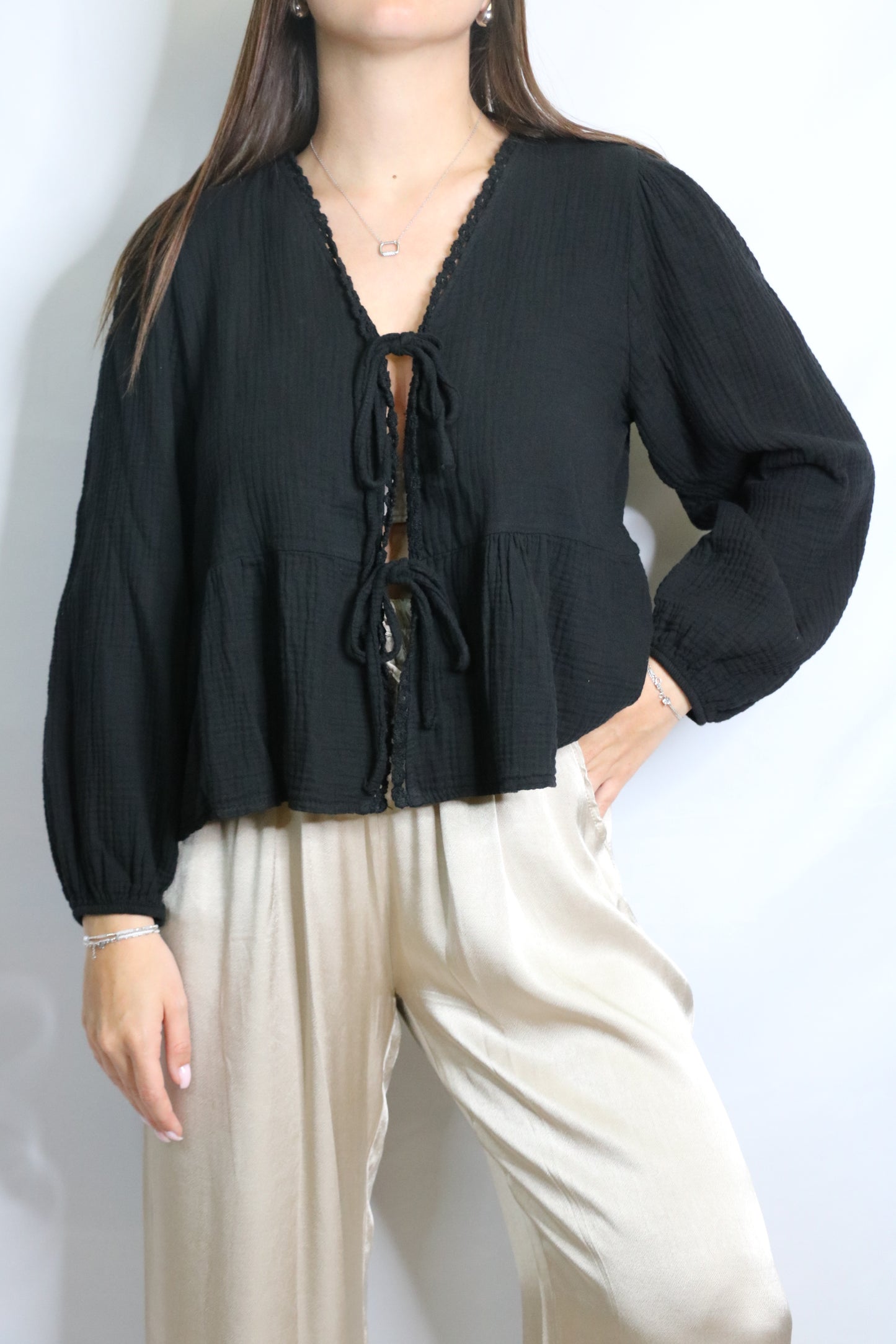 Blouse CASIDY noire