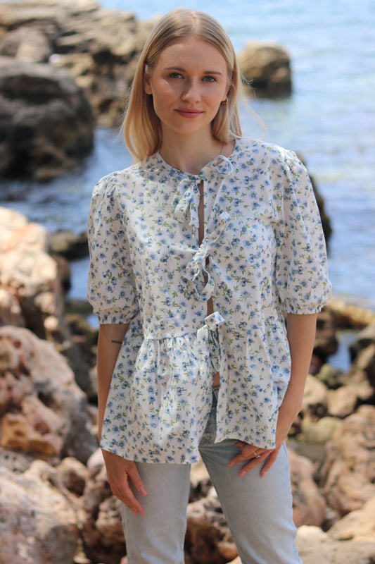 Blouse à fleurs ANDREEA