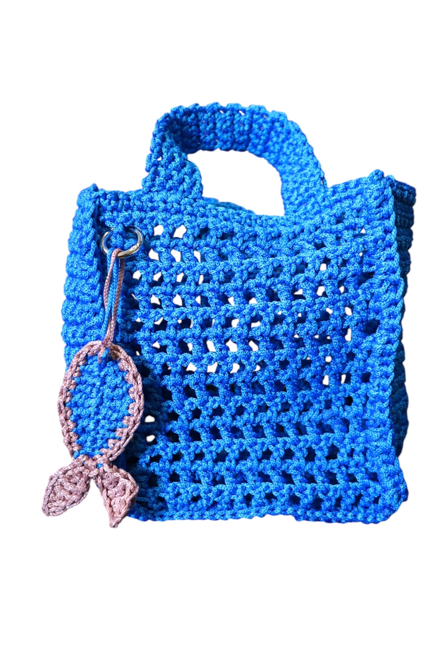 Sac en crochet détail poisson