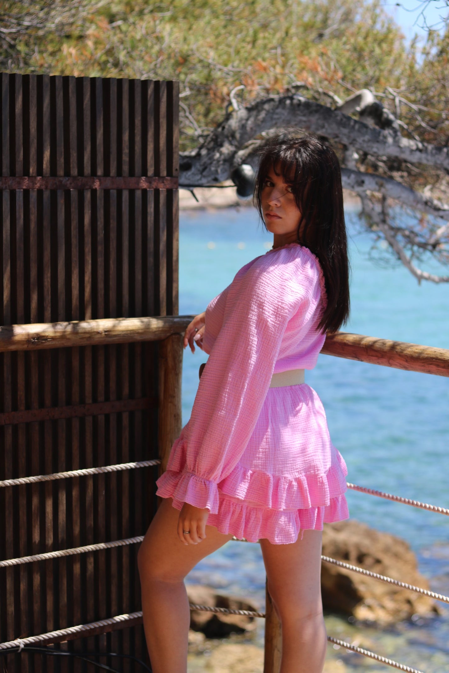 Combi short MAYA rose