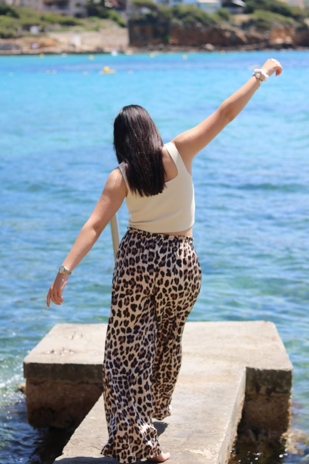 Pantalon léopard CHLOE