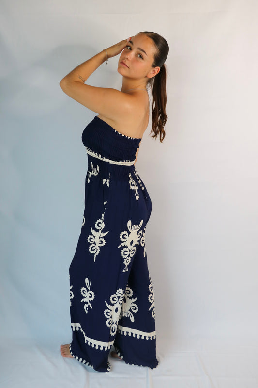 Combi pantalon IRIS bleu