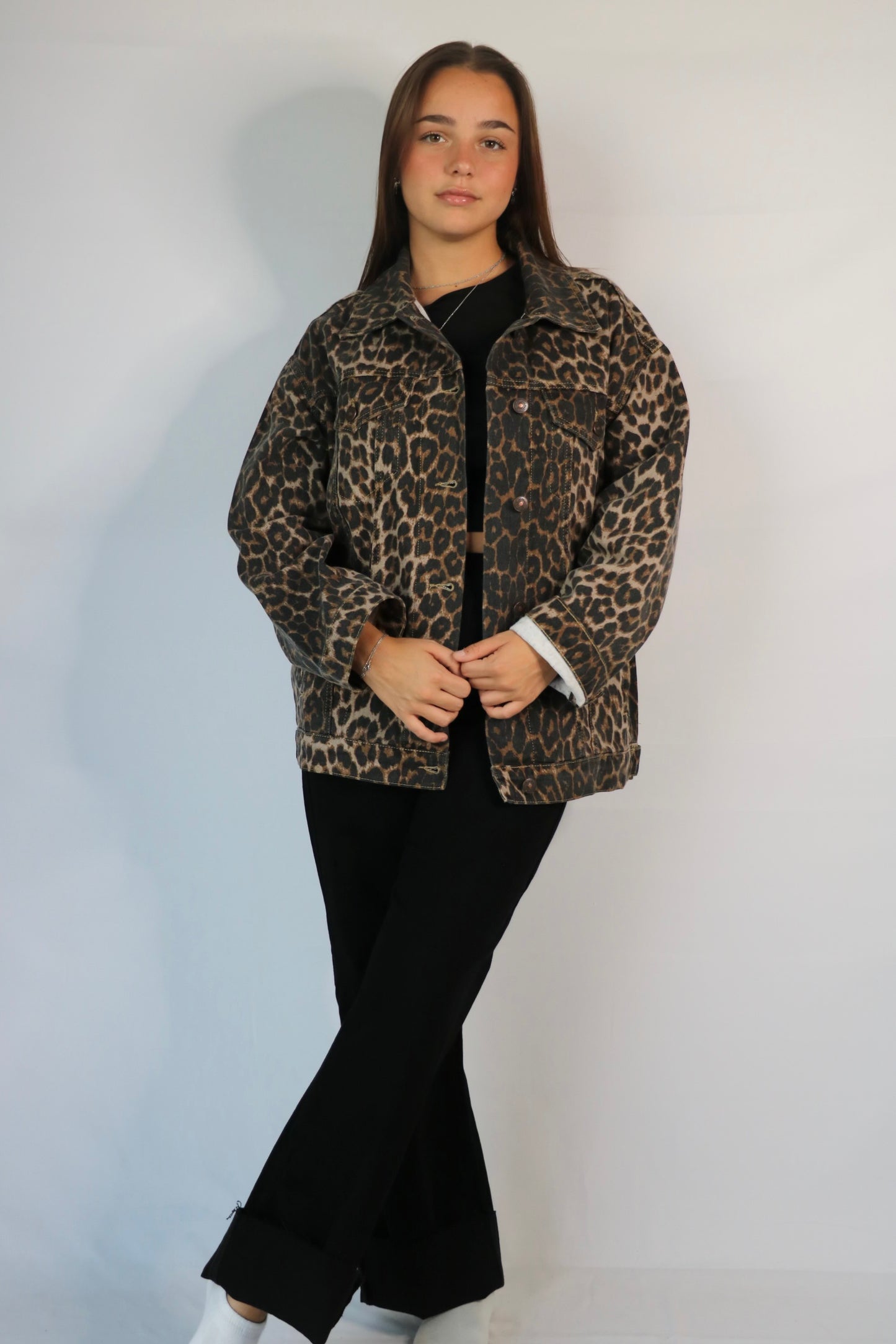 Veste à motifs Léopard