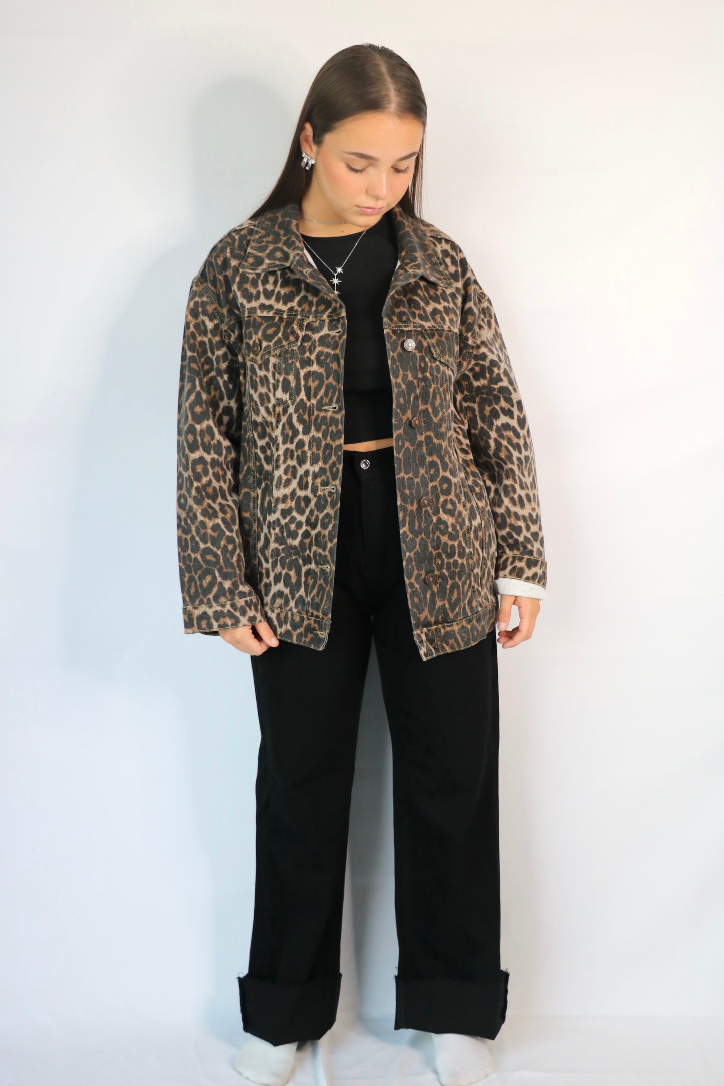Veste à motifs Léopard