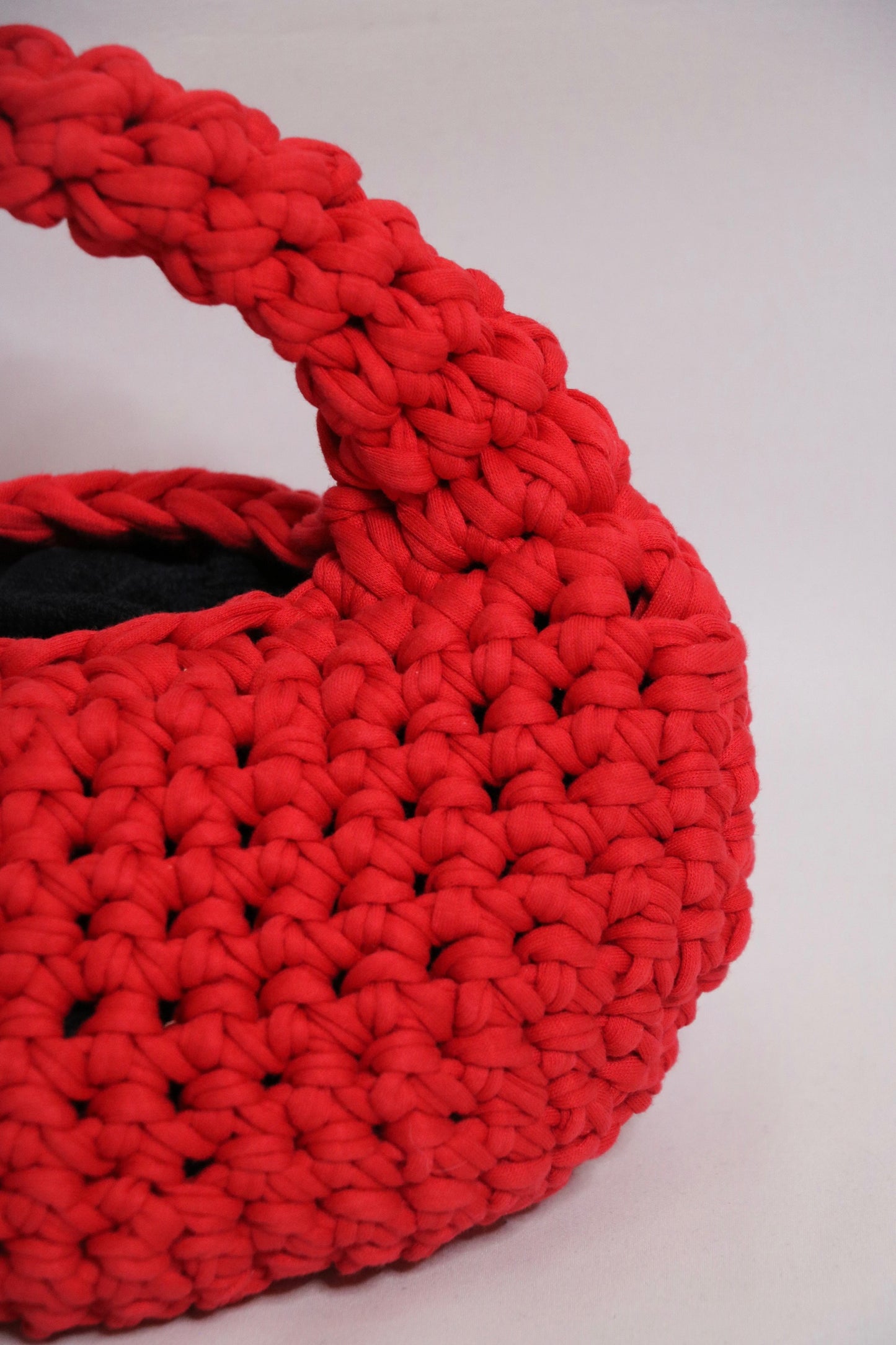 Petit sac crochet rouge