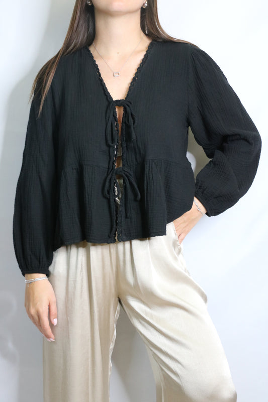 Blouse CASIDY noire