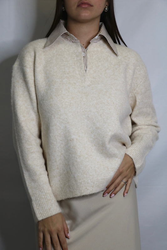 Pull beige VAEA